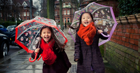 laughing girls